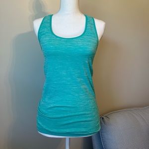 Sofra Racerback Tank Size S/M Teal Green